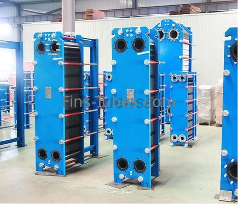 kopen Industriële 300kw 1400kw Intercambiador De Placas Hvac Stoomwater Huishoudelijke ketel Plaatwarmtewisselaar Verwarmingswisselaar online manufacture
