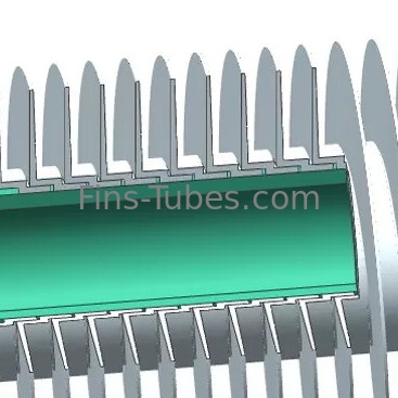 kopen Gekoeld L het Type van DELLOK Lucht Roestvrij staal 0.6mm Spiraalvormige Finned Buis online manufacture