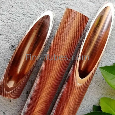 DELLOK Koperbuis Luchtgekoelde Aluminium Fin Evaporator Coil Of Extrudeerde Koperlegering Low Fin Tube