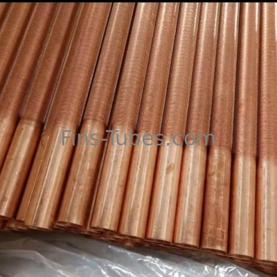 DELLOK Poedercoating Low Fin Tube voor Hydro Test Na Finning Bare Tube Od 8-51mm