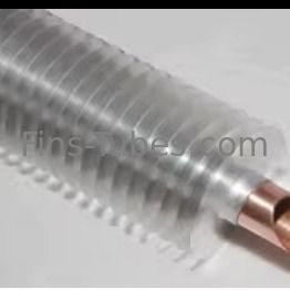 Buitenste diameter 2222mm Aluminium Fin Tube Lengte 1 tot 22m Of op aanvraag Geschikt tot 300°F Warmtewisselaarcomponent