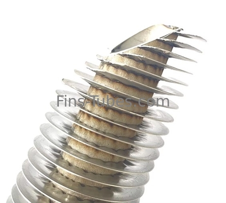DELLOK Wand 0,96 mm Aluminium Fin Tube met Tube 4mm-15mm