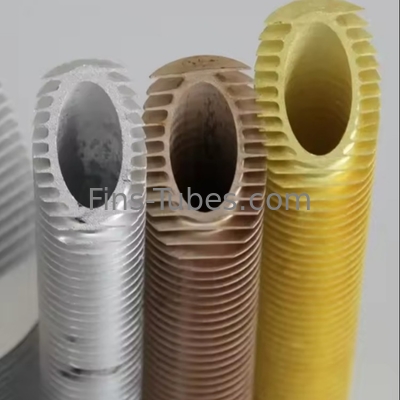 DELLOK Corrosiebestendige vinnenbuis met 12/16/24 vinnen Aanpasbare lengte 12mm-50,8mm Diameter