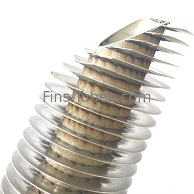 DELLOK 4 mm-15 mm buisdikte Carbon Steel Fin Tube voor gepekelde / helder geglote levering