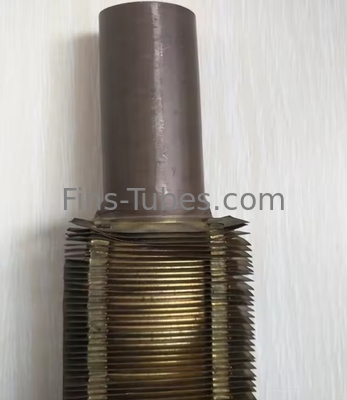 DELLOK Carbon Steel Fin Tube met vaste en geringe vinnen 19 mm OD Clear Color Welding Service inbegrepen
