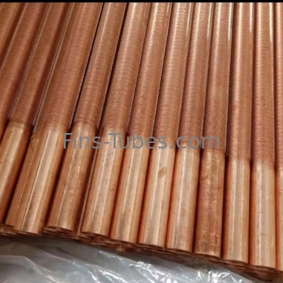 DELLOK Carbon Steel Fin Tube met vaste en geringe vinnen 19 mm OD Clear Color Welding Service inbegrepen