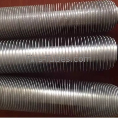 DELLOK Temperatuur Carbon Steel Fin Tube met Alu Copper Fin 0.3-1.2mm 2.5-20mm Afstand