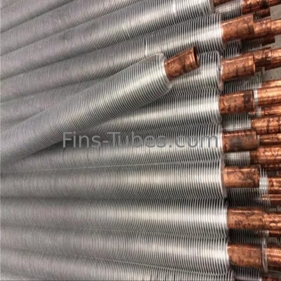 DELLOK Temperatuur Carbon Steel Fin Tubes Grooved Embedded Fin Tube 0.3-1.2mm Druk 1.0MPa - 4.0MPa