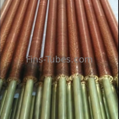 DELLOK Extrudeerde doorzichtige koolstofstaal vinnenbuis 19 mm OD Solid / Serrated gelaste vinnen voor warmteoverdracht