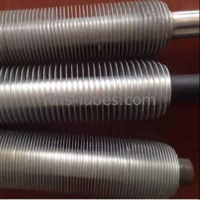 DELLOK Extrudeerde doorzichtige koolstofstaal vinnenbuis 19 mm OD Solid / Serrated gelaste vinnen voor warmteoverdracht