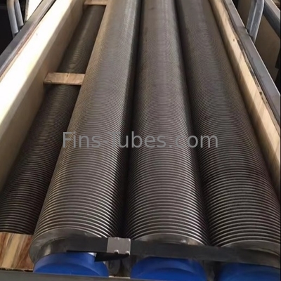 Koperen Carbon Steel Fin Tube 0.3-1.2mm Tube 2.5-20mm Fin Spacing 16-63mm Od