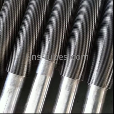 DELLOKTemperatuur Ingebouwde vinnenbuis Carbon Steel Roestvrij staal Koper Aluminium Titanium 200°C Plain