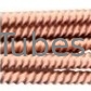 DELLOK 0,5 mm Tube Wanddikte Extrudeerde Fin Tube voor poedercoating/galvanisatie