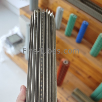 DELLOK Efficiency Steel Fin Tube met 12FPI Min. Pin Height 10mm Aluminium Tubing
