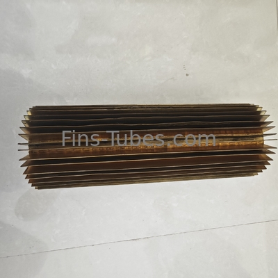 DELLOK Efficiency Steel Fin Tube met 12FPI Min. Pin Height 10mm Aluminium Tubing