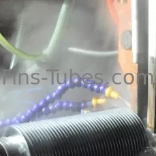 DELLOK-Buis van de Boiler de Koelere 3.3mm Getande Stevige 32mm Spiraalvormige Vin