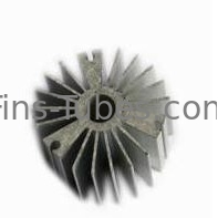 Kleine Longitudinale Vinnen 50mm van DELLOK Heatsink Roestvrij staal om Pijp