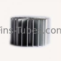Kleine Longitudinale Vinnen 50mm van DELLOK Heatsink Roestvrij staal om Pijp