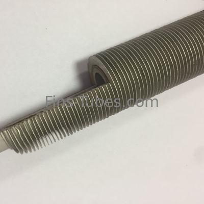 DELLOK Warmtewisselaar spoel 25 mm titanium legering ronde buis en vin condensator