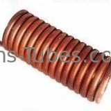DELLOK om Verbindingsstuk Verpakte Spanning 25.4mm Koper Finned Buis